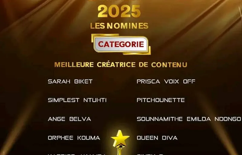 MEILLEURE CRÉATRICE DE CONTENU