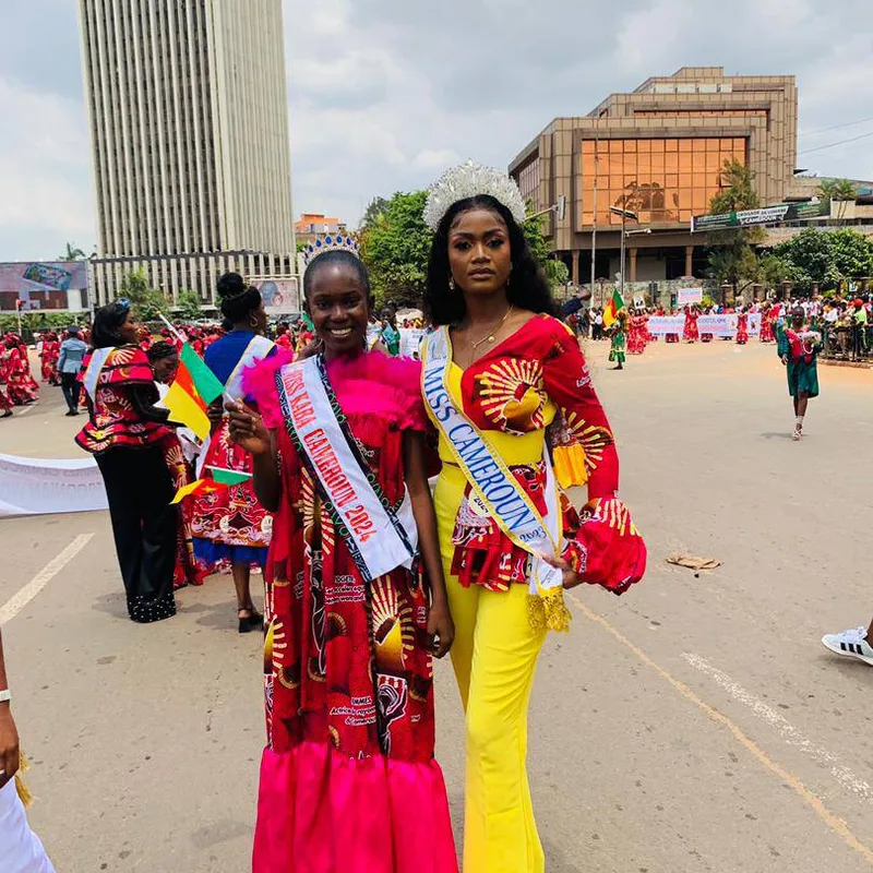 Miss Kaba et Miss Cameroon